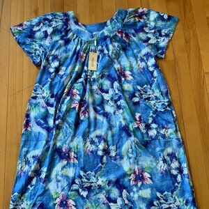Ekouaer Women's Floral House Dress With Pockets